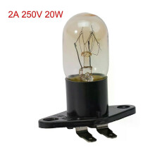 Ampoule halogène de remplacement pour micro-ondes 250 V 2 A avec culot à 2 broches pour réfrigérateur,