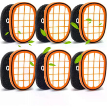 6-pack filter till Philips SpeedPro Max Aqua handdammsugare FC6812 FC6813 FC6822 FC5005/01