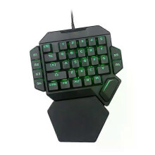 Mini -Handed Mechanical Gaming Keyboard K50 RGB Backlit Portable Mini Gaming Keypad Game Controller PC Gamer