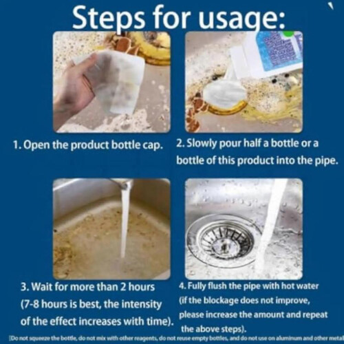 (1PC) 1/2/3PCS Liapu Powerful Pipe Dredging Agent,Pipeline Dredging Agent for Kitchen Toilet 2