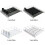 Canned Beverage Push Rack Spring Push Auto Beer Pusher Holder Adjustable Width Storage Shelf E-shaped 2