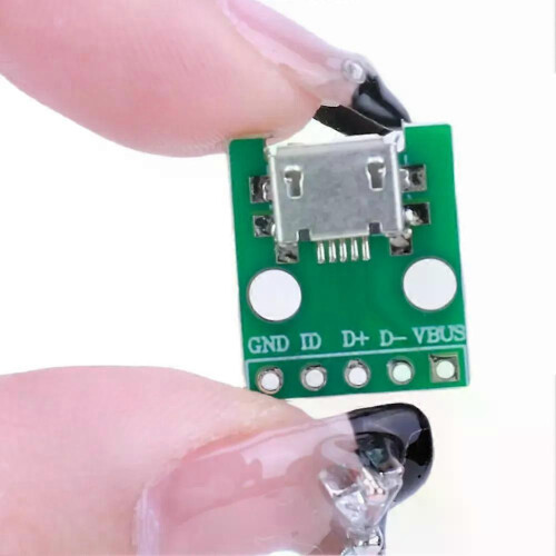 30 Pièces Connecteurs Micro USB Femelle 5 Broches DIP 180° - Parfait Pour Réparations
