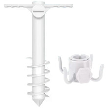 3/5 Spin Paraplyställ Vindtäta Insatser Spiral Paraply Plug Utrustning Paraply Markankare