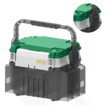 Double Layer Fishing Tackle Box with Handle Fishing Tool Storage Box Large Capacity Portable Multifunctional