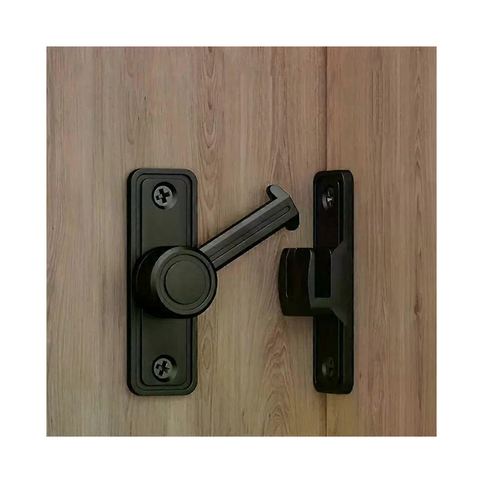 Serrure de porte de grange à 90 degrés, verrou de porte de grange coulissante robuste, verrou de porte
