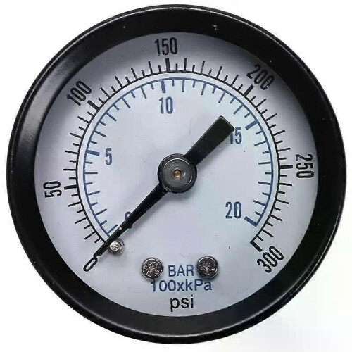Μίνι μετρητής πίεσης Ts-40 1/8 ίντσας για καύσιμο, αέρα, λάδ
