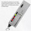 Δείκτης LED ανιχνευτή επιλογέα διαμαντιών Moissan Jade Gem Tester Pen Gh Accuracy Ruby Stone Electronic 2
