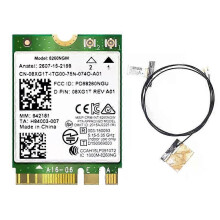 8260 8260NGW WiFi-kort + 2xantenner 24G/5 GHz 867M Bluetooth 42 NGFF M2 trådlöst WiFi-kortmodul för
