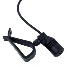 Pioneer kompatibel mikrofon - riktad 97*45mm mikrofon 25mm kontakt svart 98 tums kabel hög kvalitet