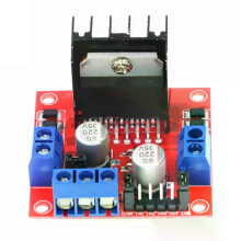 1 * L298N Motordrivkortsmodul DC-stegmotorstyrenheter för robot smart bil 5V H-brygga