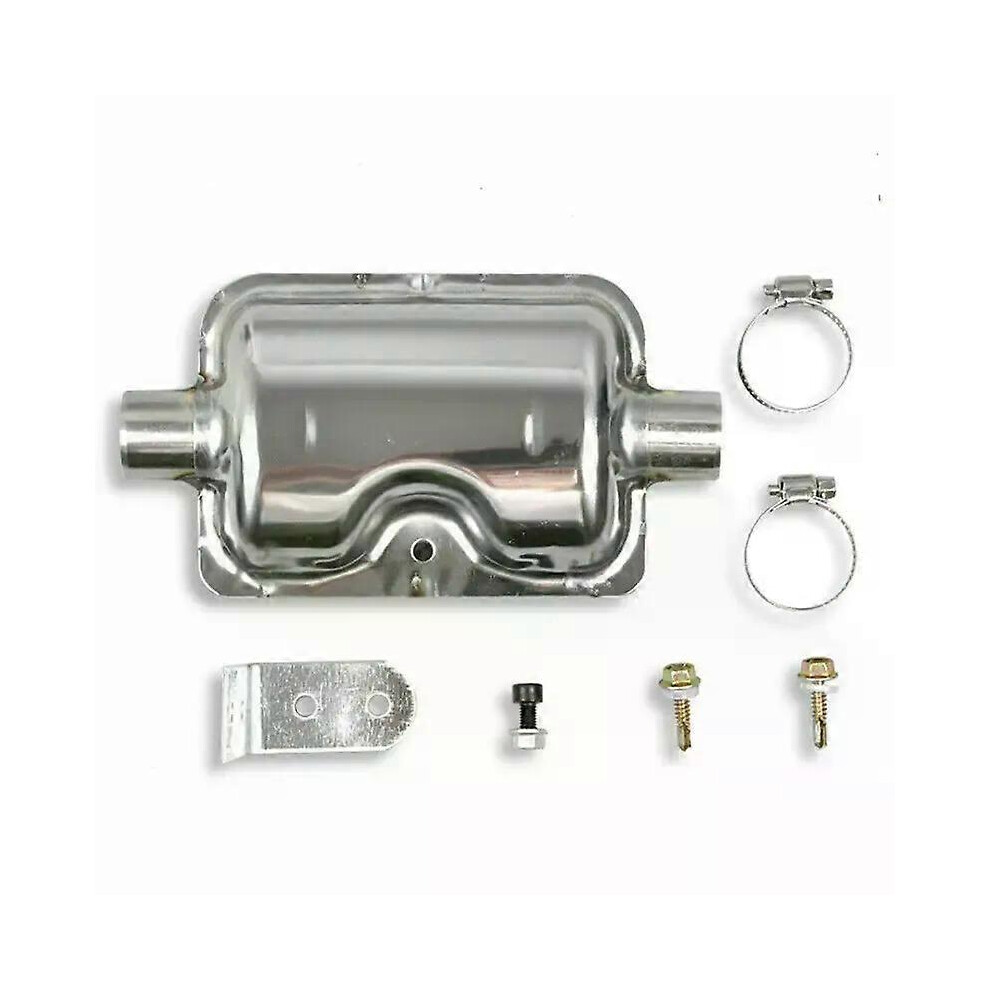 Silencieux d'échappement 24 mm + collier de serrage + support pour chauffage de stationnement diesel