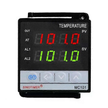 SINOTIMER MC101 Digital display PID-temperaturregulator Celsius/Fahrenheit-lägen Sensoringångsgivare