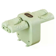 (Verde) Macchina per ravioli automatica elettrica, per ravioli, due alla volta, per la produzione di