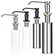Distributeur de savon pour évier en acier inoxydable, distributeur de savon liquide pour détergent de
