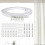 5M Bendable Ceiling Curtain Track Flexible Ceiling Curtain Rail Plastic Durable Multipurpose Portable 1