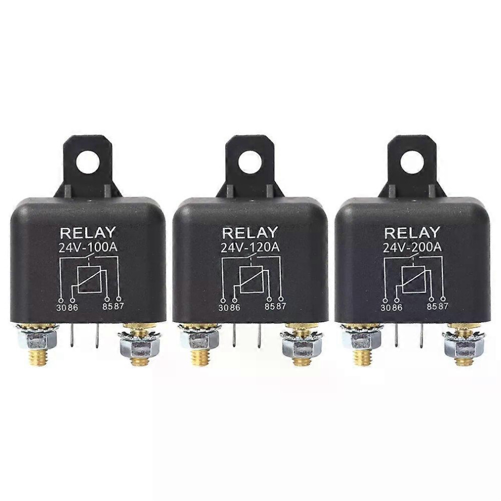Relè Ad Alta Corrente 24V 100A/120A/200A Tipo Continuo Relè Di Avviamento A Corrente Elevata Relè Modulare