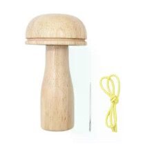 367A Mushroom Sewing Needles Container Practical Clothes Sewing Mending Holes Tools Darning Mushroom