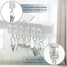 Rail de rideau de plafond flexible et incurvé pour baie vitrée, 16 pieds (environ 5 m), pour plafond