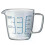 (250ml) Γυάλινο δοσομετρικό κύπελλο 250 ml/500 ml ανθεκτικό στη θερμότ 1