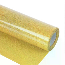 Glitter värmeöverföringsvinylfilm överföringsfolieplotter Flexrulle för strykbara DIY-t-shirttyger