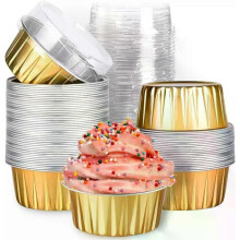 50 τεμάχια κύπελλα ψησίματος για cupcakes από αλουμινόχαρτο