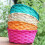 1 Set 4 Pcs Colorful Bamboo Egg Baskets Easter Props Children s Day Baskets 2
