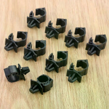 Lot de 10 attaches de câblage pour voiture, pour tous types de véhicules, clips fixes pour tuyaux ondulés