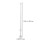 2 Pcs Shower Rod Telescopic White Curtains Tie Suspension Plastic Window Security Bars Adjustable Spring 2
