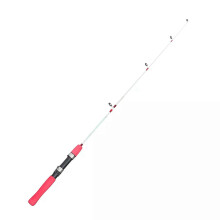 (60X2,5X2,5CM) Canna da pesca sul ghiaccio, accessorio per asta in resina, esca invernale regolabile