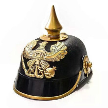 1 casco de plástico alemán prusiano, retro, máscara usable, accesorio decorativo para cosplay, regalo