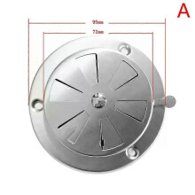 (125MM) Griglia di ventilazione regolabile da 95/125 mm, griglie di ventilazione rotonde per barbecue