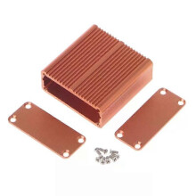 DIY Aluminiumhölje Elektronisk Projekt PCB Instrumentlåda 45x45x185mm