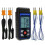 Termoelementtermometer Digital K-typtermometer med 4 termoelement - Mätområde 328-2500 1