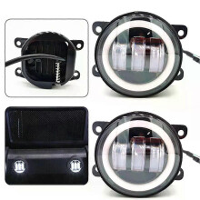 10-60V DC Rund LED-arbetsljusramp med spotlights för bilar, dimljus, 35 tum, 30W 6000K, bilar, stadsjeepar,