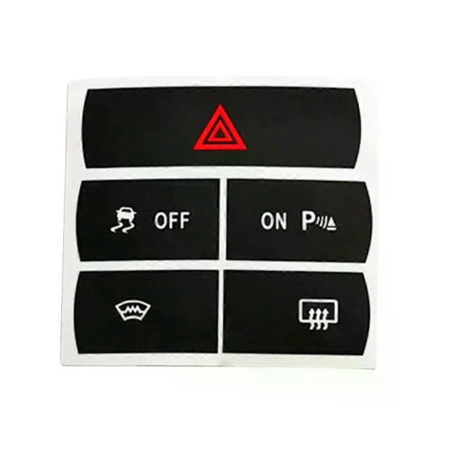 Autocollant Réparation Bouton Climatisation Pour Ford Focus - 1Set - Neuf Auto-adhésif