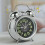 Premium 3-inch Silver Plated Metal Alarm Clock with Night Light 2