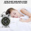 Premium 3-inch Silver Plated Metal Alarm Clock with Night Light 3