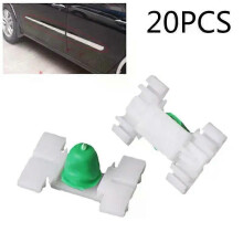 Lot de 20 clips de garniture de porte extérieure de voiture, adaptés aux modèles BMW E36 E46 323 325