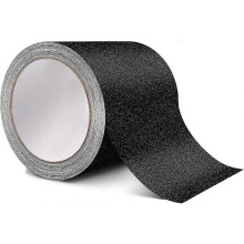 (As show, One size) Black Non-Slip Adhesive Tape for Safety on Stairs and Steps