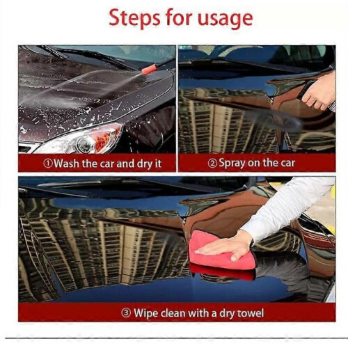 (473ml) Magic Gem Car Coating Spray, Nano Car Scratch Removal Spray 1
