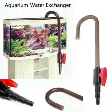 Tube de changement d'eau pour aquarium en forme de U, outils de nettoyage pour aquarium, distributeur