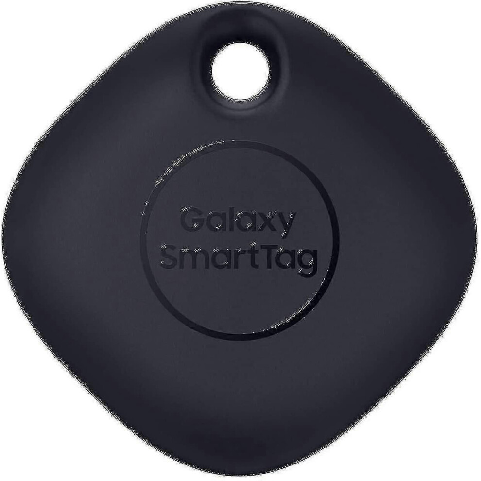 (As Show, One Size) Official Galaxy Smarttag Bluetooth Item/Key Finder Protective Cover - 1 Pack - Black 4631898233353