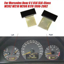 1 ζεύγος οθόνη LCD ταμπλό για Mercedes Benz C E CLK SLK-Class W202 W210 W208 R170 1998-2002 κλιματισμός