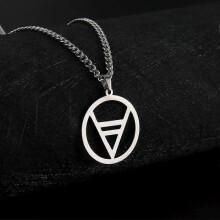 My Shape Vintage Veles Volos slavisk gud av jord och vatten hänge halsband för män rostfritt stål talisman