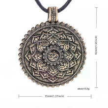 My Shape Viking Halsband Livets Blomma Kupol Helig Geometri Kvinnor Om Yoga Chakra Hängsmycke Mandala