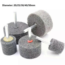 1 st nylonfiberpoleringsskiva slipverktyg 1/4 tums skaftsliphuvud 20/25/30/40/50 mm slipning