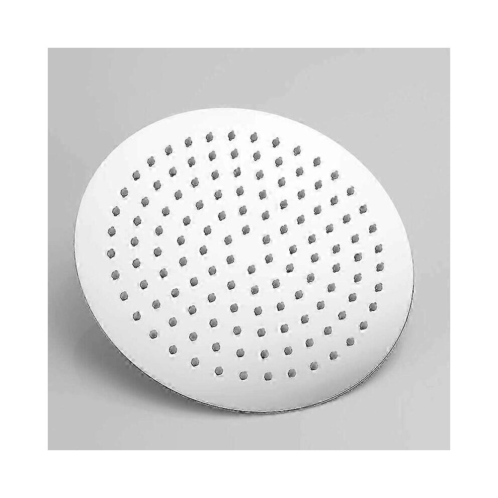 (As Show, One Size) Universal Rain Shower Head - 20Cm Stainless Steel 1/2 Inch Thread 360 Rotatable 4633396571890