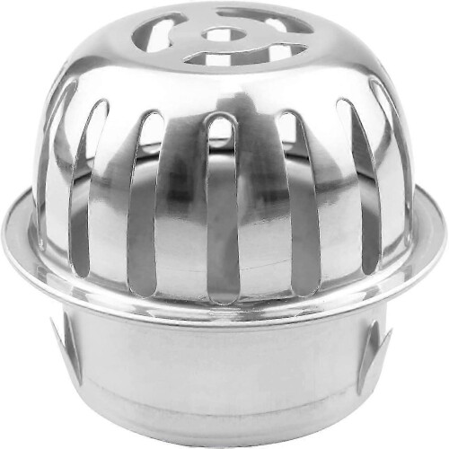 (As show, One size) Stainless Steel Gutter Guard - 83MM Downspout Strainer