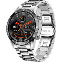 (As show, One size) Men's Smart Watch, Fashionable Fitness Tracker Bluetooth Call Monitor, 1.3 Inch Full Touch Screen Activity Tracker