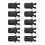 10pcs Trash Can Plastic Lock Self-Locking Switch Replacement Catch Compatible Touch Lid Bin Latch Repair 1